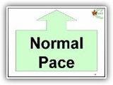 21. Normal Pace. The team moves forward at a normal pace that is comfortable for dog and handler